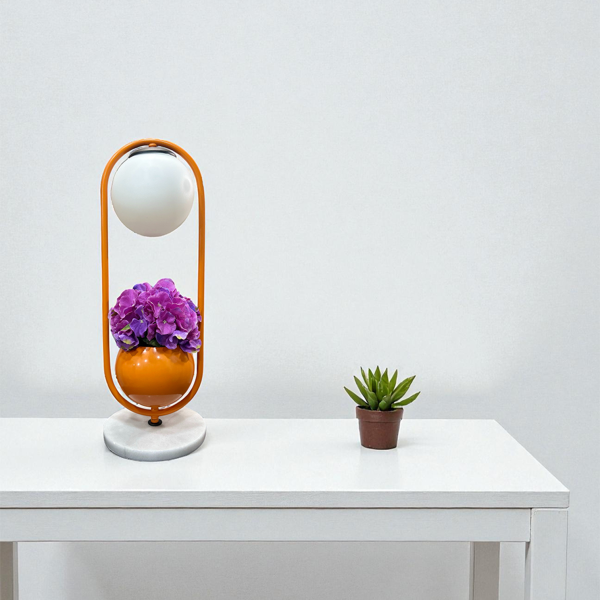 Flora Masa Lambası – Saksılı Modern Aydınlatma