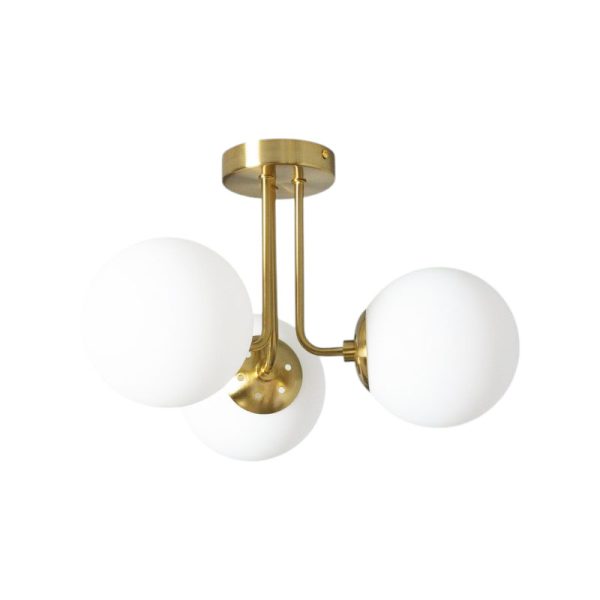 Level - 3 Kollu Mat Gold Avize